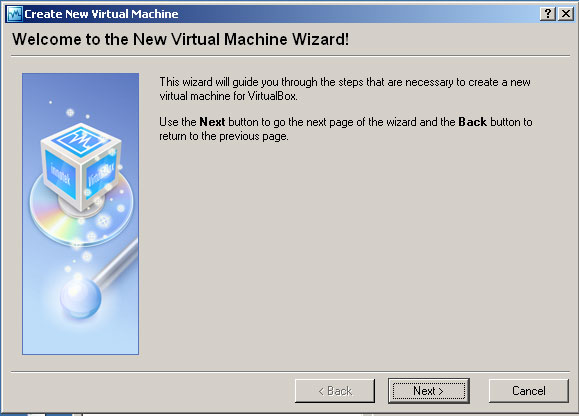 Wizard nueva máquina virtual