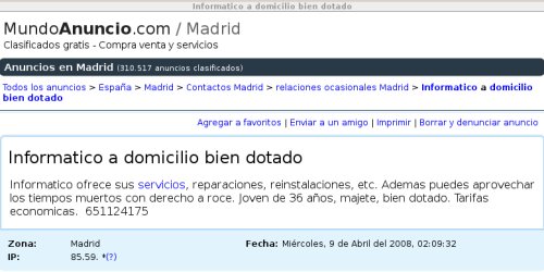 Informático a Domicilio