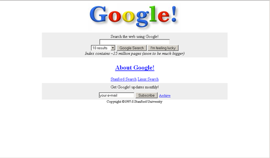Google 1998