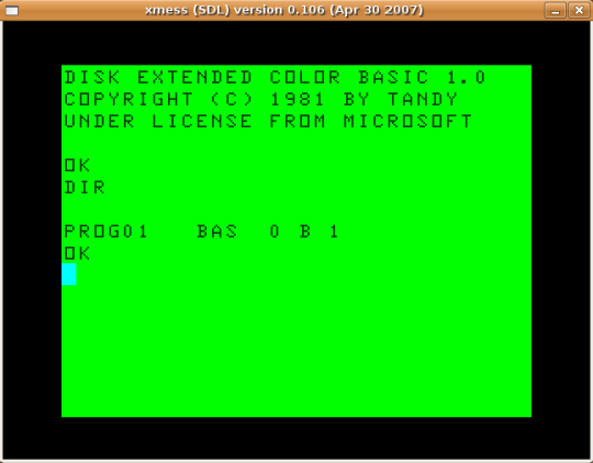xmess coco comando DIR