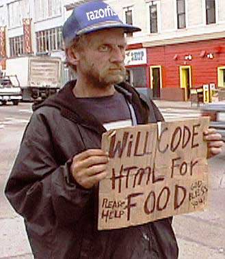 Will Code HTML for Food